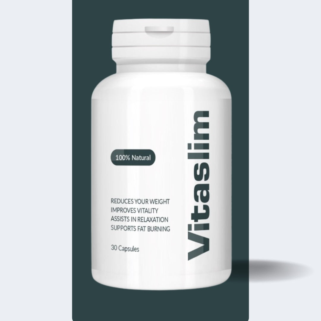 VitaSlim 100% Natural Weight Loss Capsules | Fat Burning, Vitality Boost & Relaxation Support Supplement – 30 Capsules